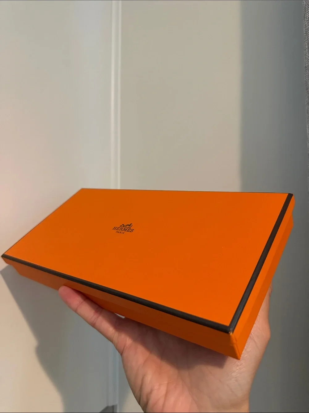 Hermes Orange and Black Box
